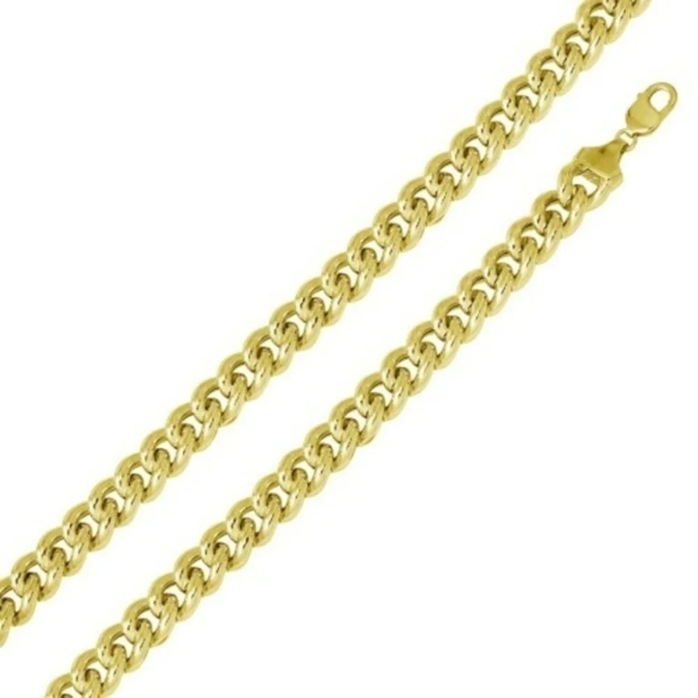 14mm Hollow Curb Chain Bracelet 9